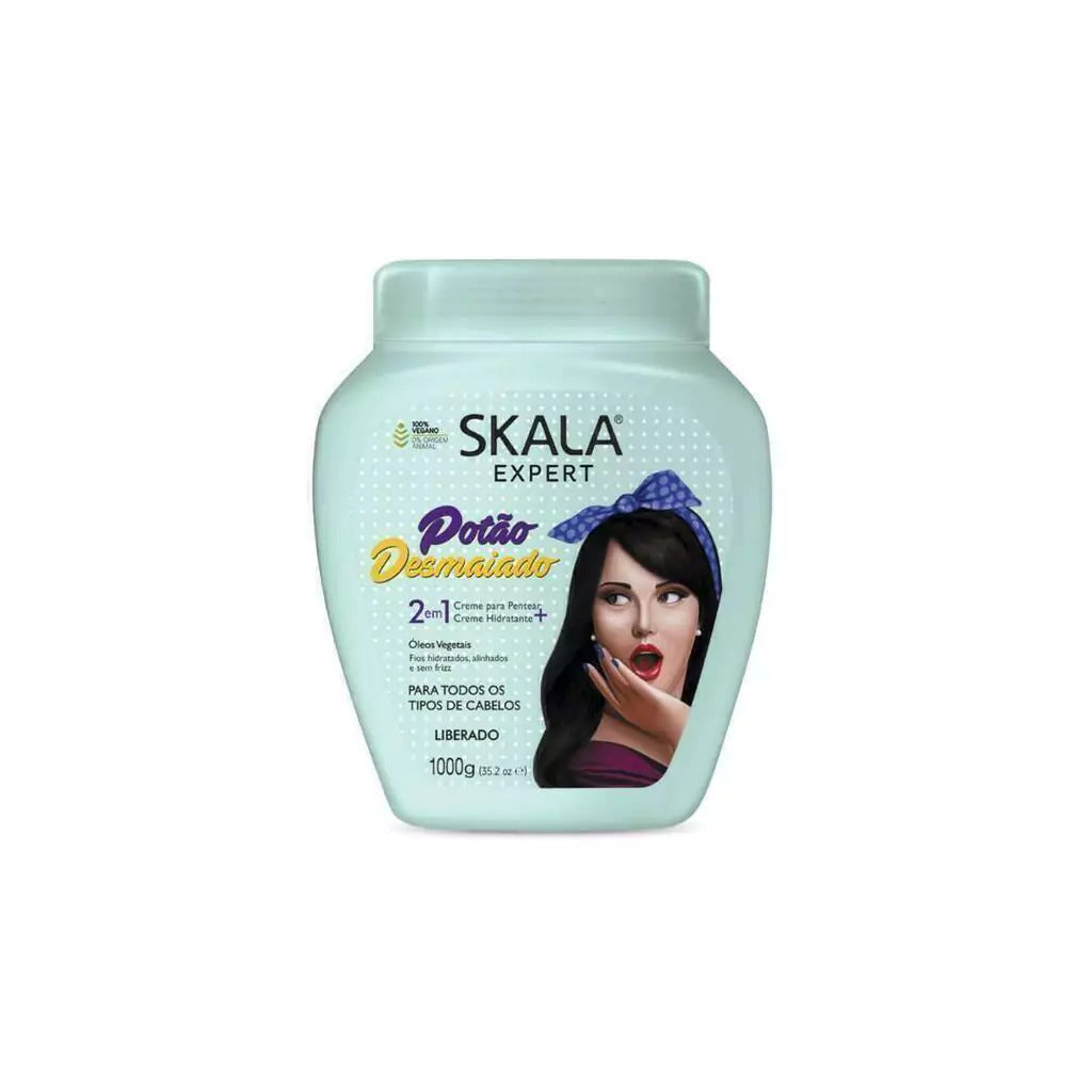 Skala®︎ Crema Capilar Cabello Ondulado, lacio, Rizado (crema 1000ml )