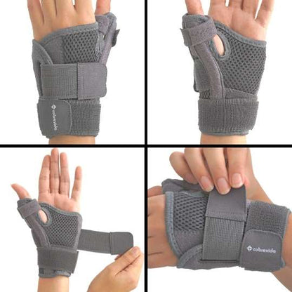 Muñequera Inmovilizadora Ajustable con Soporte de Pulgar Cobrevida®