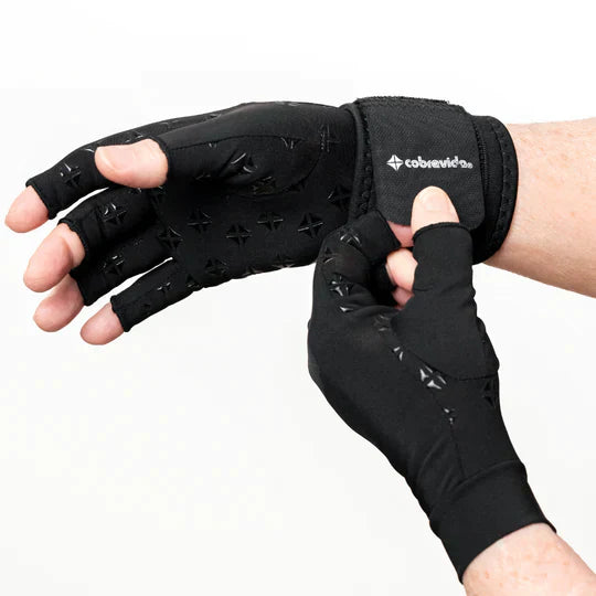 Guantes de Cobre Cobrevida® + Muñequeras Ajustable con Infusión de Cobre