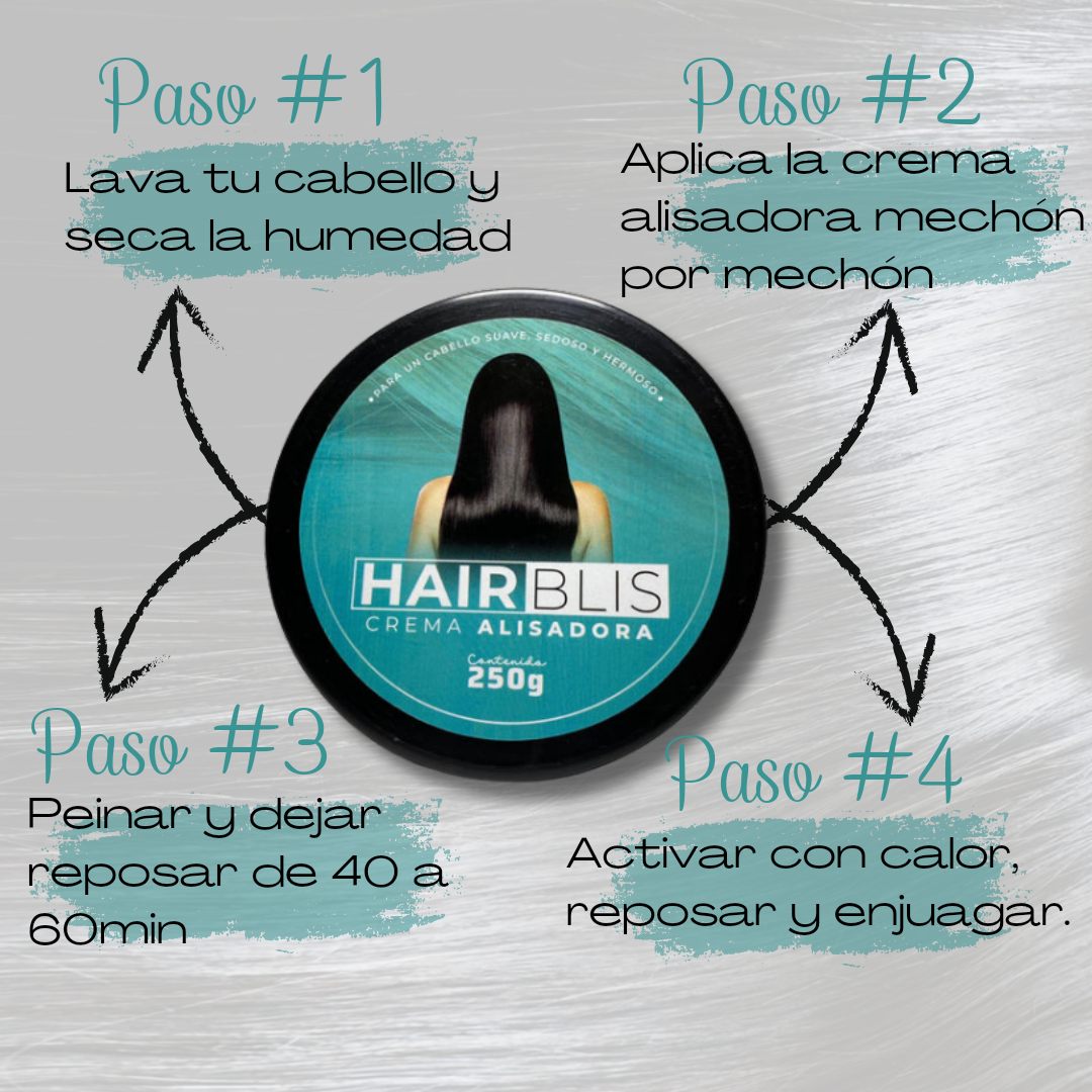 Crema Alisadora Hair Blis 250gr