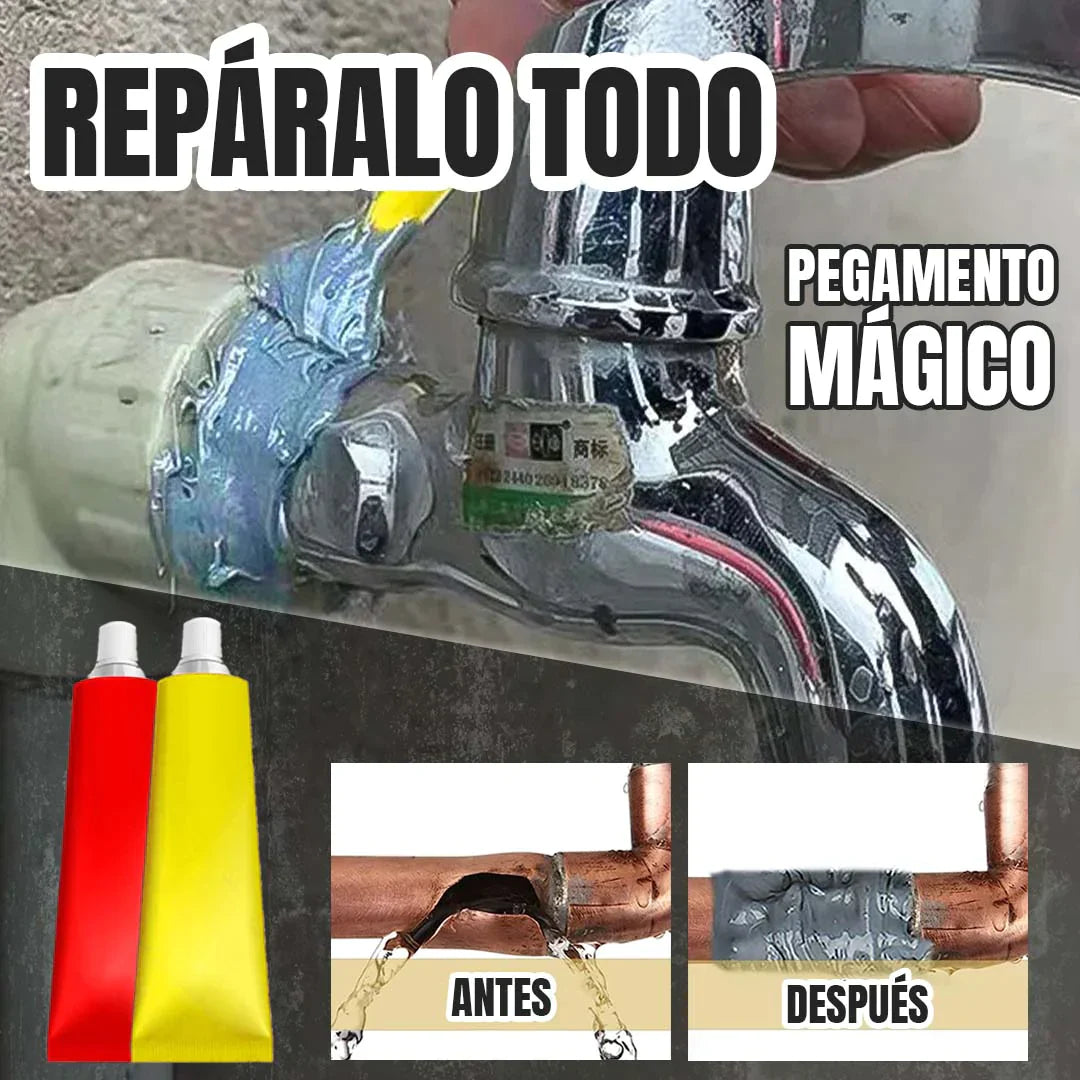 Pegamento de reparaciones Tipo Soldadura A+B ¡Oferta Exclusiva Blister 2 unidades!