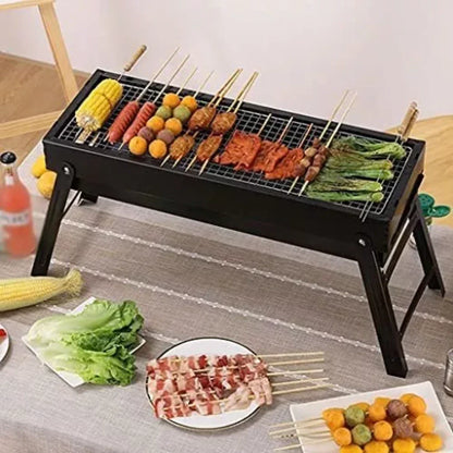 Parrilla De Carbón Portátil acero inoxidable