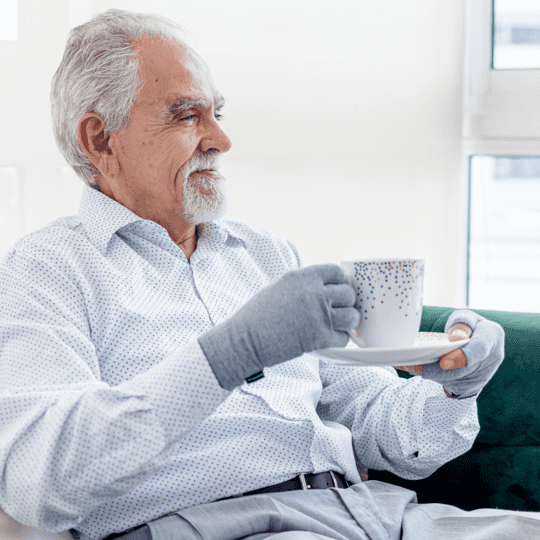 Par Guantes de Compresión Suave para Artritis